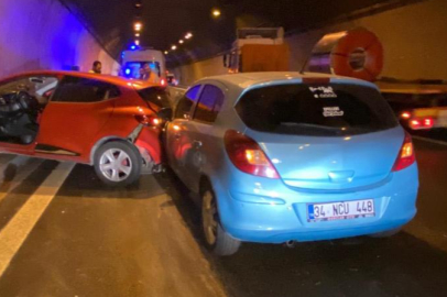 TEM Otoyolu’nda zincirleme kaza: 7 araç çarpıştı, 5 yaralı