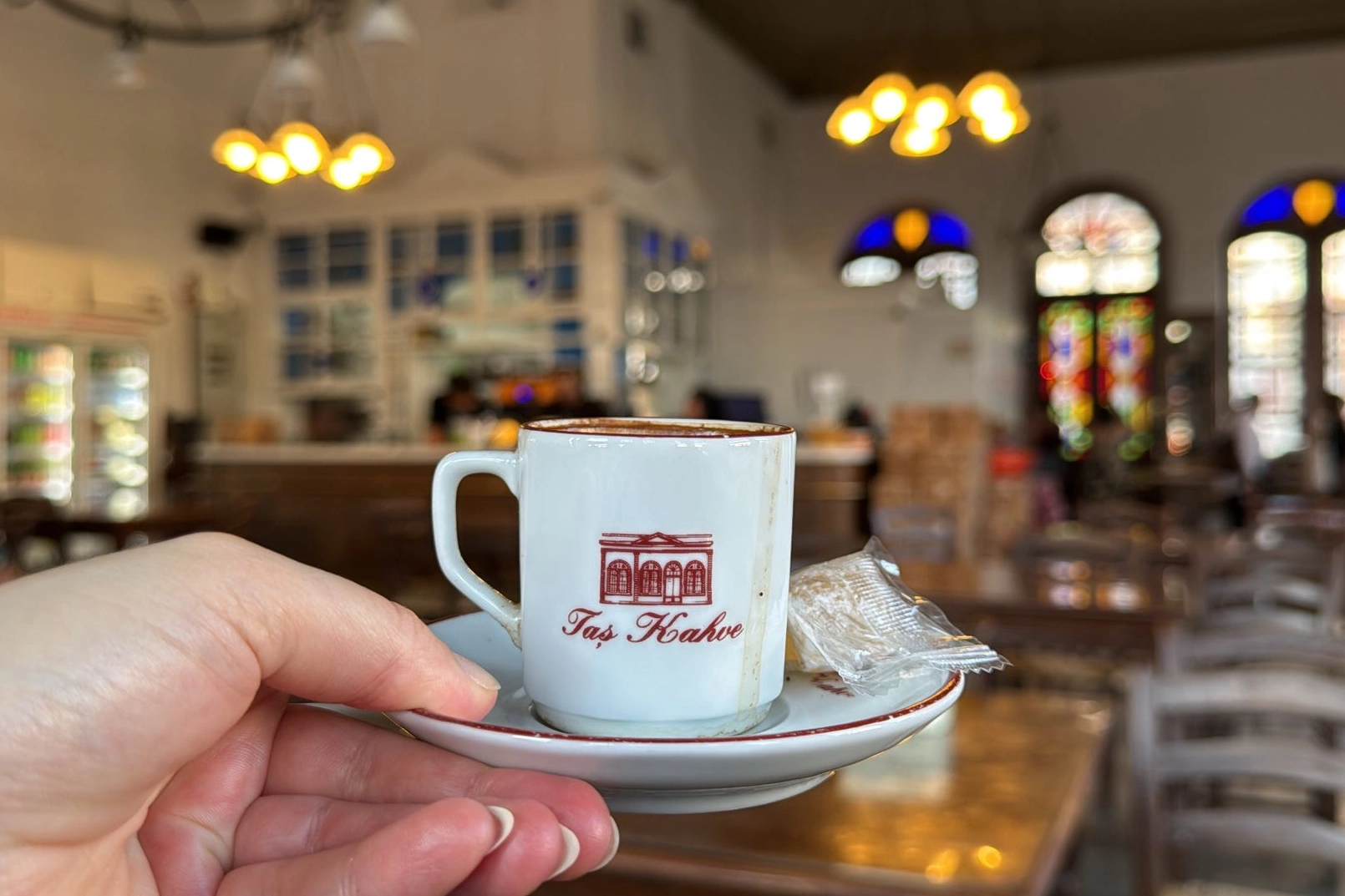 Taş Kahve Cunda'da ziyaretçilerin gözdesi oldu