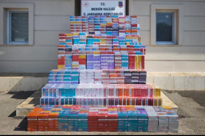 Mersin’de 7,5 milyon TL’lik kaçak elektronik sigara tütünü ele geçirildi
