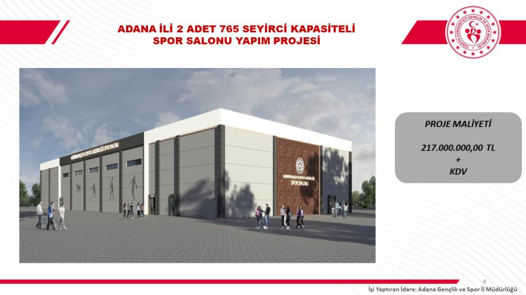 Adana’ya 830 milyon TL’lik dev spor yatırımı 2