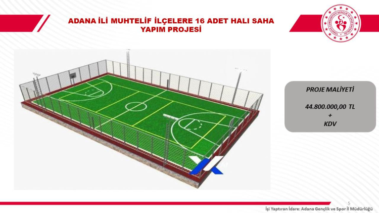 Adana’ya 830 milyon TL’lik dev spor yatırımı 6