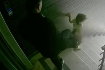 Eyüpsultan'da 3 yaşındaki kızına tekme atıp merdivenlerden aşağı düşüren babaya tahliye