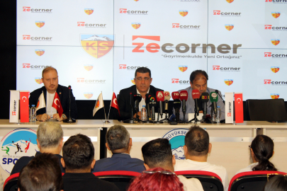 Kayserispor ile Zecorner arasında isim sponsorluğu anlaşması