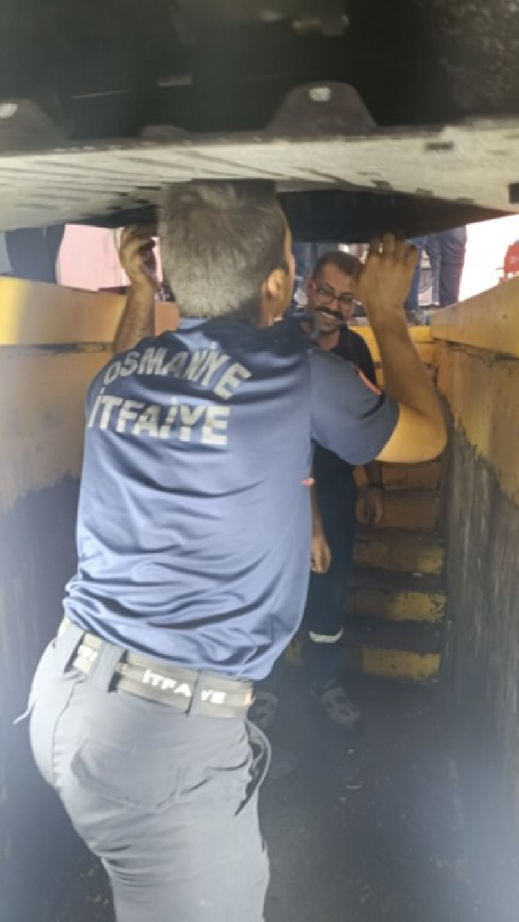 Osmaniye’de elektrikli otomobilin bagajında mahsur kalan 5 kedi yavrusu kurtarıldı 2