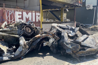 Hatay Antakya’da sanayi sitesinde yangın!