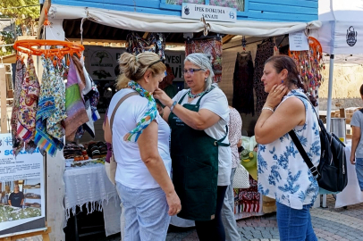 Hatay’ın ipeği, Çankırı Tuz Festivali’nde parladı