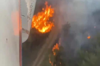 Gelibolu’da orman yangını: Havadan ve karadan müdahale sürüyor