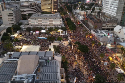 İsrail’de binlerce kişi Gazze’deki rehine krizine çözüm çağrısı yaptı