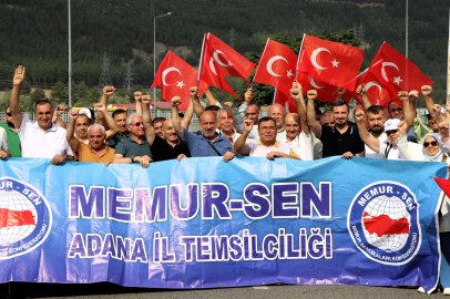 Adana, Ankara’daki memur mitinginde tek yürek oldu