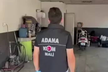 Adana'da 27 sahte plaka ele geçirildi