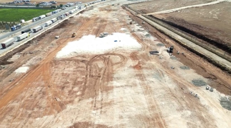 Hatay’da Cilvegözü Sınır Kapısı'na tır parkı inşa ediliyor 3