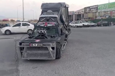 Aksaray’da “Tank Modifiyeli” Tofaş Kartal araç trafikten men edildi