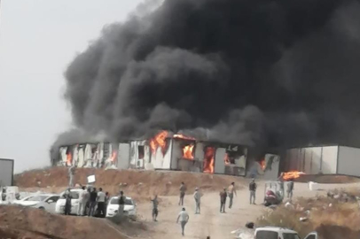 Osmaniye’de deprem konutlarındaki konteynerde yangın