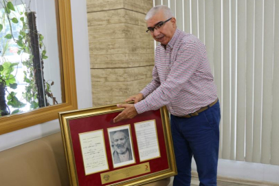 Filistin'de esir düşen dedesinin 107 yıllık mektubuna ulaştı