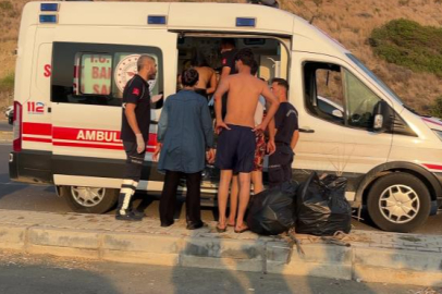 Hatay İskenderun’da genç denizde boğulma tehlikesi geçirdi