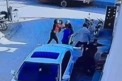 Konya’da husumetli kadınların sokak kavgası kamerada