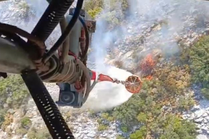 Muğla Seydikemer’de makilik alanda çıkan yangın ormana sıçradı