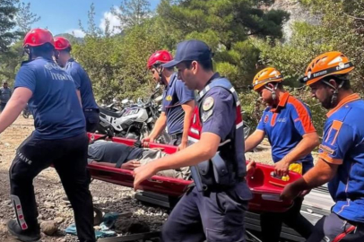 Osmaniye'de Sarısu Şelalesi'nde yaralanan vatandaş kurtarıldı