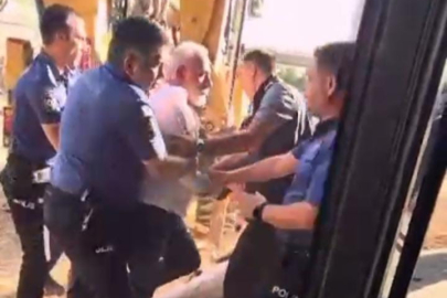 Bursa’da kentsel dönüşüm yıkımında gergin anlar