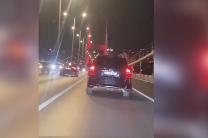 15 Temmuz Şehitler Köprüsü’nde tehlikeli hareketler sergileyen sürücü yakalandı