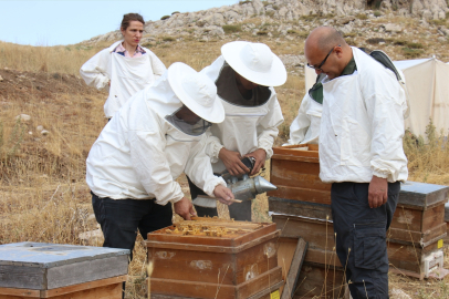 Mersin’in 2 bin 400 rakımlı yaylasında bal hasadı yapıldı