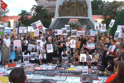 İstanbul'da 20'den fazla aile "Adalet Nöbeti" için bir araya geldi