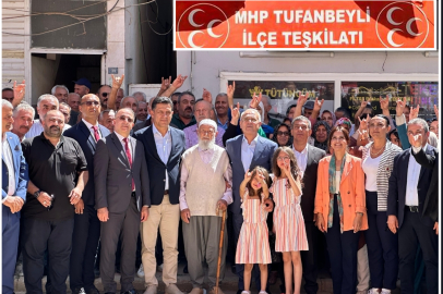 Tufanbeyli’de MHP’nin yeni teşkilat binası coşkuyla açıldı