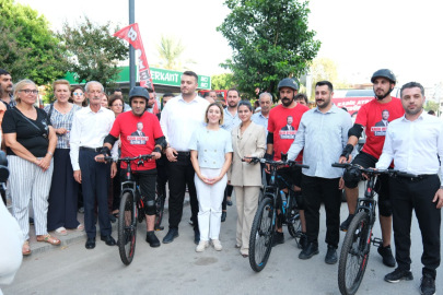 CHP Ceyhan Gençlik Kolları tutuklu belediye başkanları için pedallar Silivri’ye çevrildi