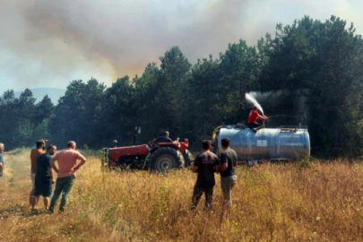 Sakarya Akyazı’da orman yangını: Ekipler seferber oldu