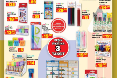 28 Ağustos 2025 A101 aktüel ürünler kataloğu yayında: Kırtasiye ve aktüel ürünler raflarda