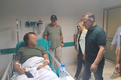 Muğla Valisi Akbıyık’tan yaralı pilota geçmiş olsun ziyareti