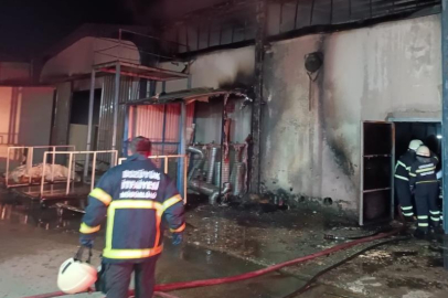 Bilecik'te fabrika yangını