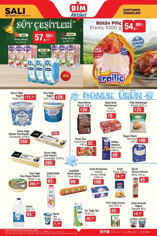 2 EYLÜL SALI BİM AKTÜEL KATALOĞU