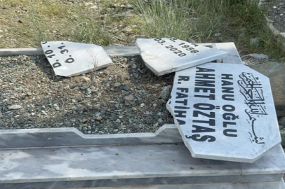 Hatay Dörtyol’da 13 mezar zarar gördü