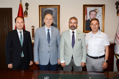 ATB Başkanı Şahin Bilgiç’ten Tüfekçi ve Bayazıt’a ‘Hayırlı olsun’ ziyareti