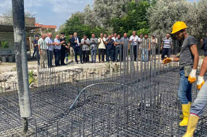 Haylazlı Mahallesi’nde cami temeli dualarla atıldı