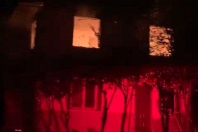 Kiracısının ölümüne neden olan ev sahibinin evi yandı