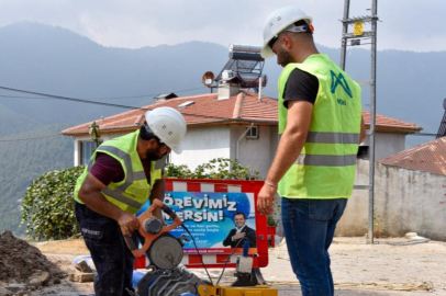 Mersin Değirmendere Mahallesi’nin su hattı yenilendi