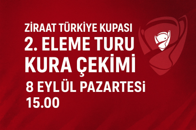  Ziraat Türkiye Kupası 2. Eleme turu kura çekimi 8 Eylül’de canlı yayınlanacak