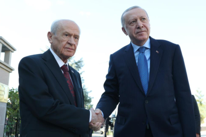 Cumhurbaşkanı Erdoğan, MHP Genel Başkanı Bahçeli ile bir araya geldi