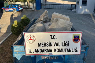 Mersin’de Bizans dönemine ait 7 tarihi eser ele geçirildi: 2 şüpheli yakalandı
