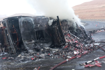 Şırnak’ta freni boşalan kamyon devrildi: 1 ölü