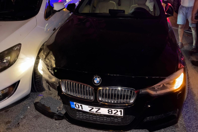 Mersin’de BMW sürücüsü 6 araca çarpıp kaçtı