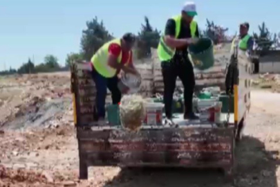 Hatay’da 800 kilo bozuk turşu imha edildi