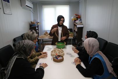 Hatay’da depremzede kadınlar için el işi atölyeleri açıldı