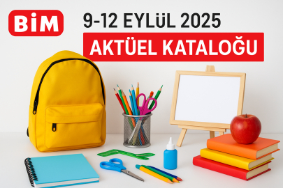 BİM 9-12 Eylül 2025 aktüel ve kırtasiye ürünleri kataloğu yayınlandı!