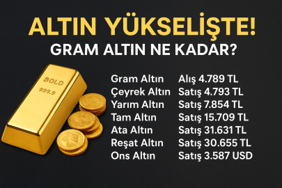 Hafta sonu altın fiyatları yükselişte! Gram altın ne kadar?