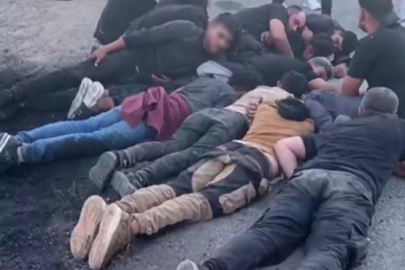 Koyun sürüsüne çarpan insan kaçakçısı, aracı ve göçmenleri bırakıp kaçtı