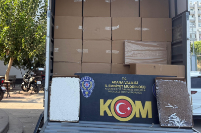 Adana’da 30 milyon TL’lik kaçak sigara operasyonu
