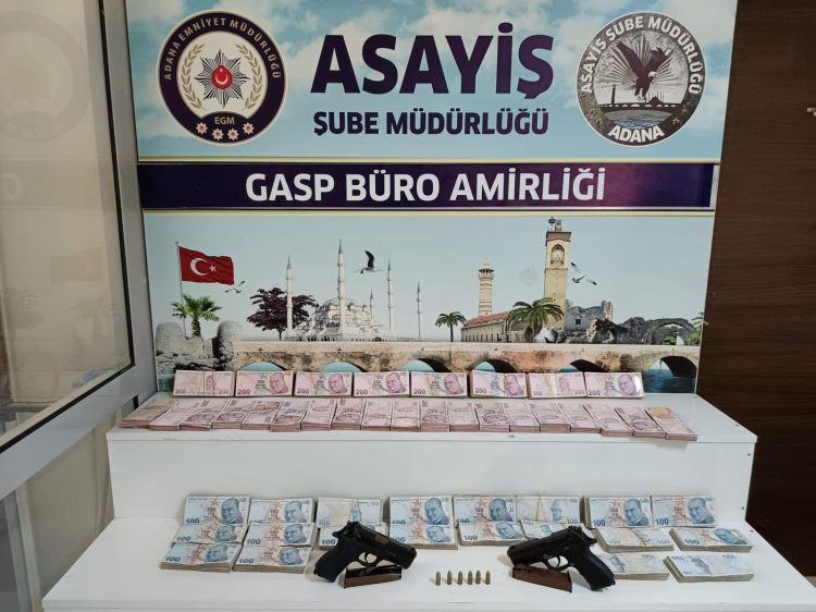 Adana’da film sahnesini aratmayan kuyumcu soygunu 3 tutuklama 3